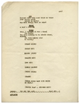 Moe Howard's 7pp. Script for an Appearance by The Three Stooges on Milton Berle's ''Texaco Star Theatre'' -- Likely for Their 10 October 1950 Appearance -- Very Good Condition